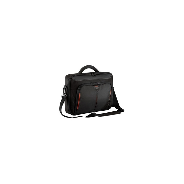 DELL Classic+ 35,6 cm (14") Malette Noir, Rouge