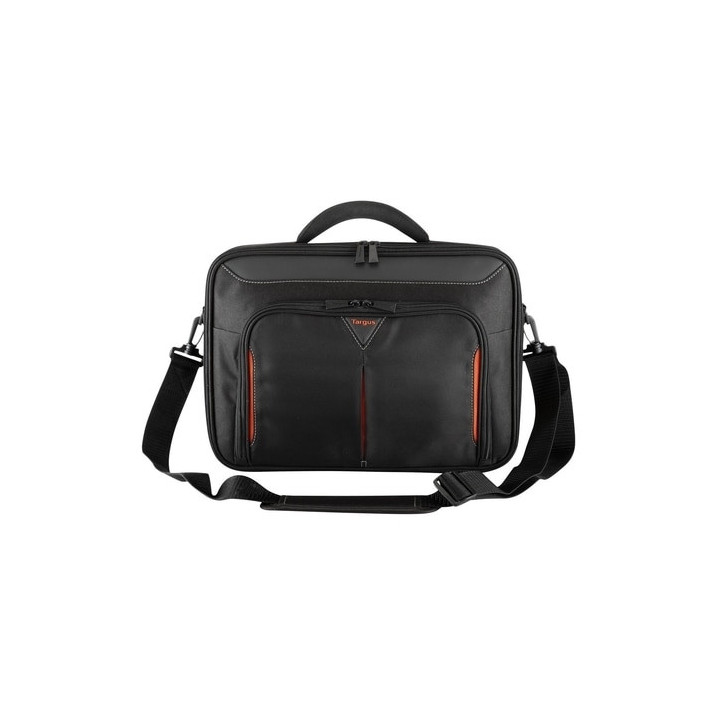 DELL Classic+ 35,6 cm (14") Malette Noir, Rouge