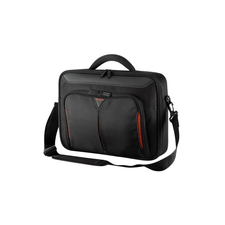 DELL Classic+ 35,6 cm (14") Malette Noir, Rouge