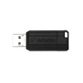 Verbatim Micro-clé USBPinStripe de 8 Go - noire
