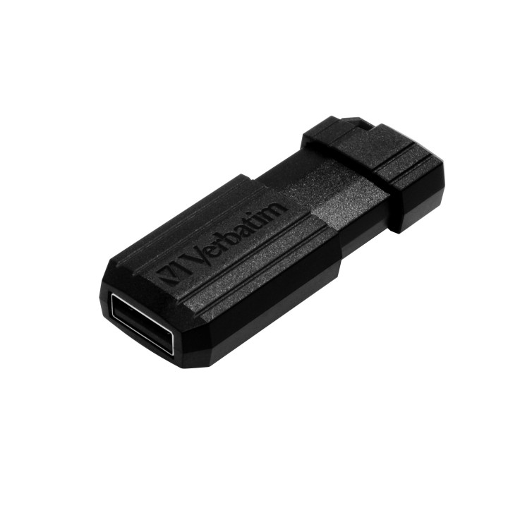 Verbatim Micro-clé USBPinStripe de 8 Go - noire
