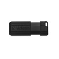 Verbatim Micro-clé USBPinStripe de 32 Go - noire