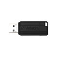Verbatim Micro-clé USBPinStripe de 128 Go - noire