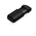 Verbatim Micro-clé USBPinStripe de 128 Go - noire