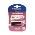 Verbatim V3 USB Drive 16GB lecteur USB flash 16 Go USB Type-A 3.2 Gen 1 (3.1 Gen 1) Noir, Rose