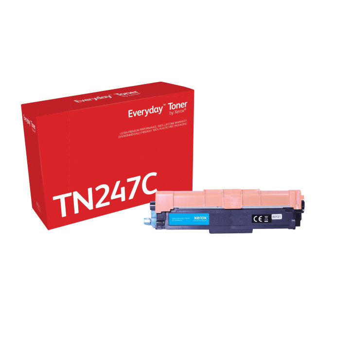 Toner Cyan Everyday™ de Xerox compatible avec Brother TN247C, Grande capacité