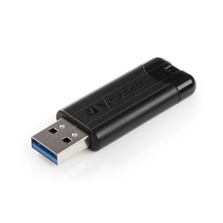 Verbatim Clé USBPinStripe 3.0 de 256 Go - Noire