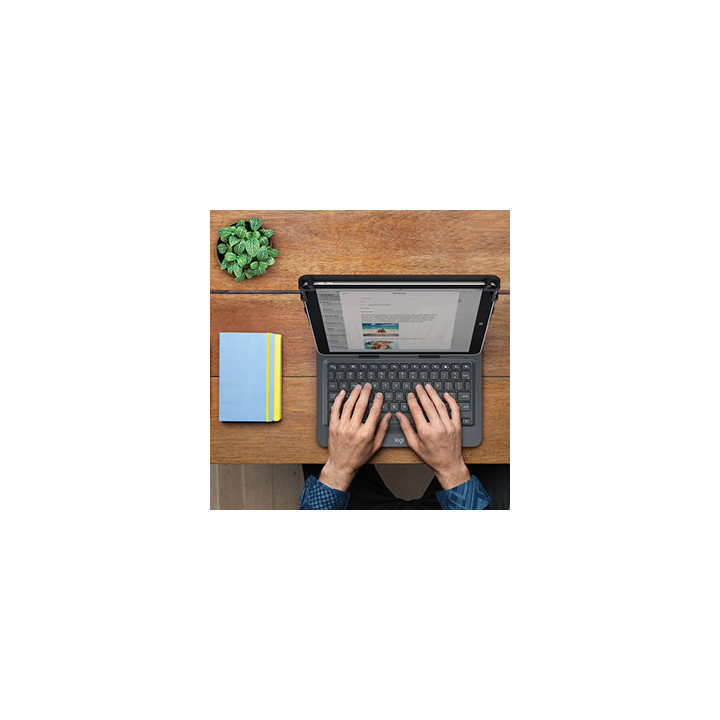 Logitech Universal Folio avec clavier intégré pour les tablettes Apple, Android et Windows 9 à 10 pouces