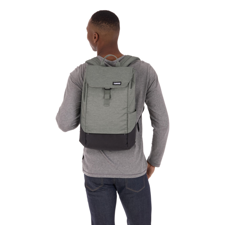 Thule Lithos TLBP213 - Agave/black sac à dos Sac à dos normal Noir, Gris Polyester