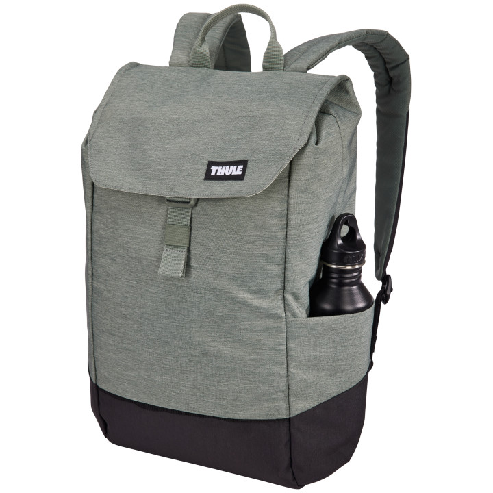 Thule Lithos TLBP213 - Agave/black sac à dos Sac à dos normal Noir, Gris Polyester