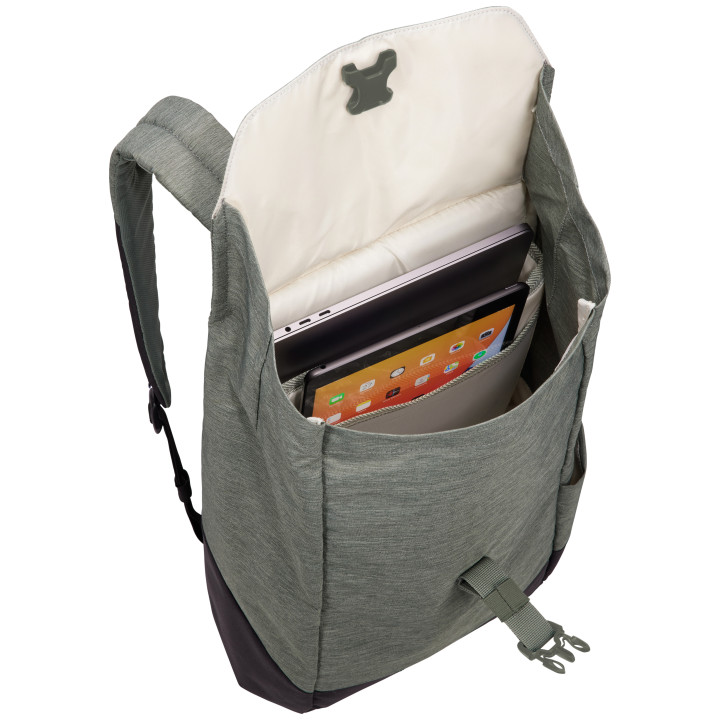 Thule Lithos TLBP213 - Agave/black sac à dos Sac à dos normal Noir, Gris Polyester
