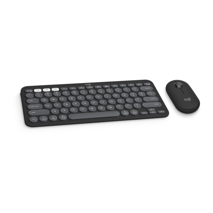 Logitech 920-012214 clavier Souris incluse Universel RF sans fil + Bluetooth AZERTY Français Graphite