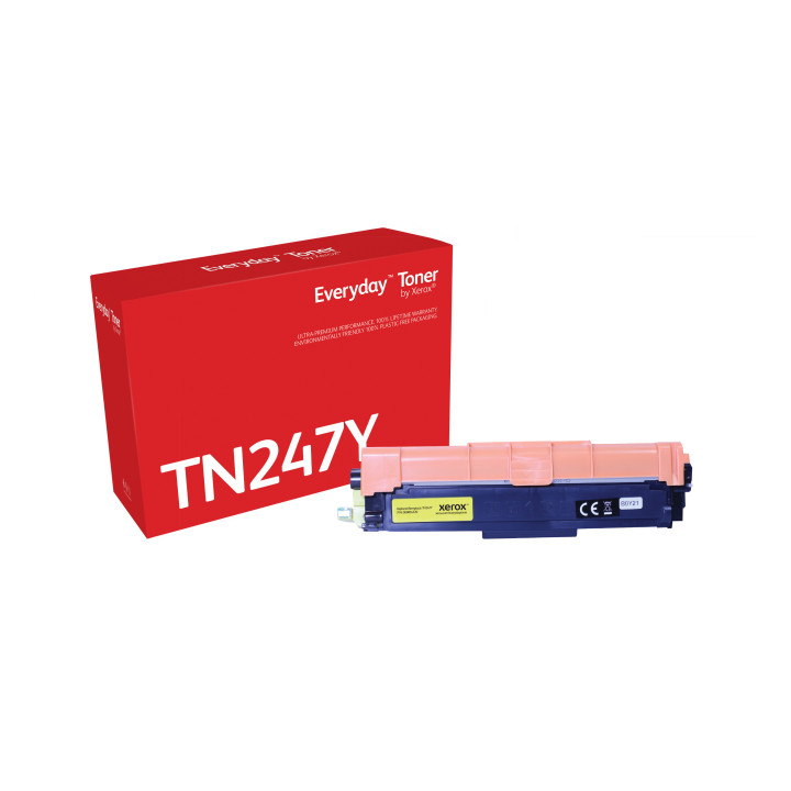 Toner Jaune Everyday™ de Xerox compatible avec Brother TN247Y, Grande capacité