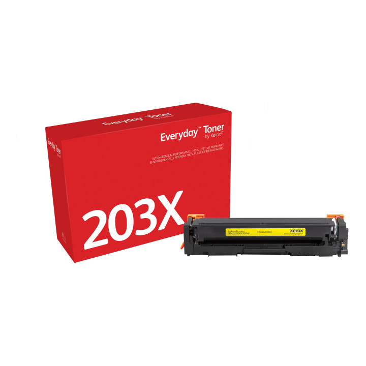Toner Everyday™ Jaune de Xerox compatible avec HP 203X (CF542X), Grande capacité