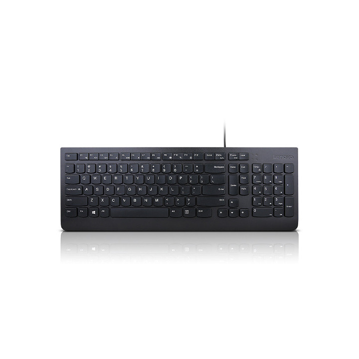 Lenovo Essential clavier Universel USB QWERTY Anglais britannique Noir