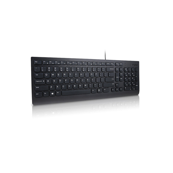 Lenovo Essential clavier Universel USB QWERTY Anglais britannique Noir