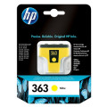 HP 363 cartouche d'encre 1 pièce(s) Original Rendement standard Jaune