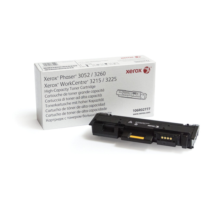 Xerox Cartouche de toner Noir de Grande capacité Phaser® 3052/3260, WorkCentre® 3215/3225 (3000 pages) - 106R02777