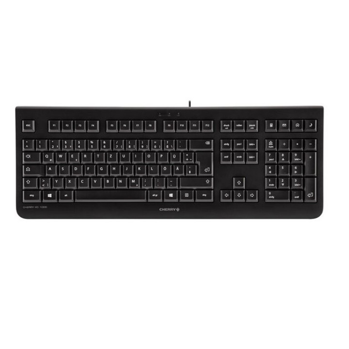 CHERRY KC 1000 clavier USB QWERTY Espagnole Noir