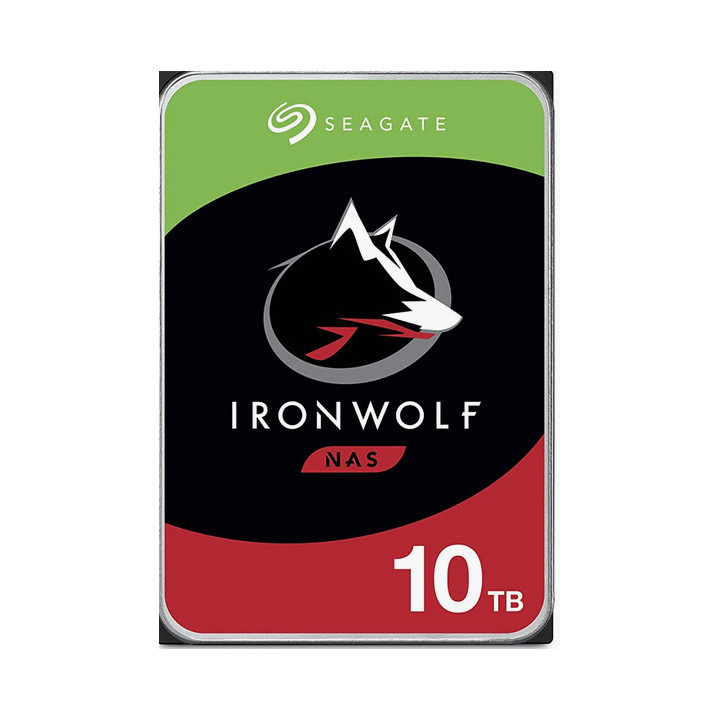 Seagate IronWolf ST10000VN000 disque dur 10 To 7200 tr/min 256 Mo 3.5" Série ATA III
