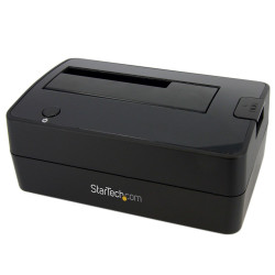 StarTech.com Station d'Accueil pour Disque Dur USB 3.0 à SATA à Baie Unique, Dock pour HDD USB 3.0 (5 Gbps), Docking Station 