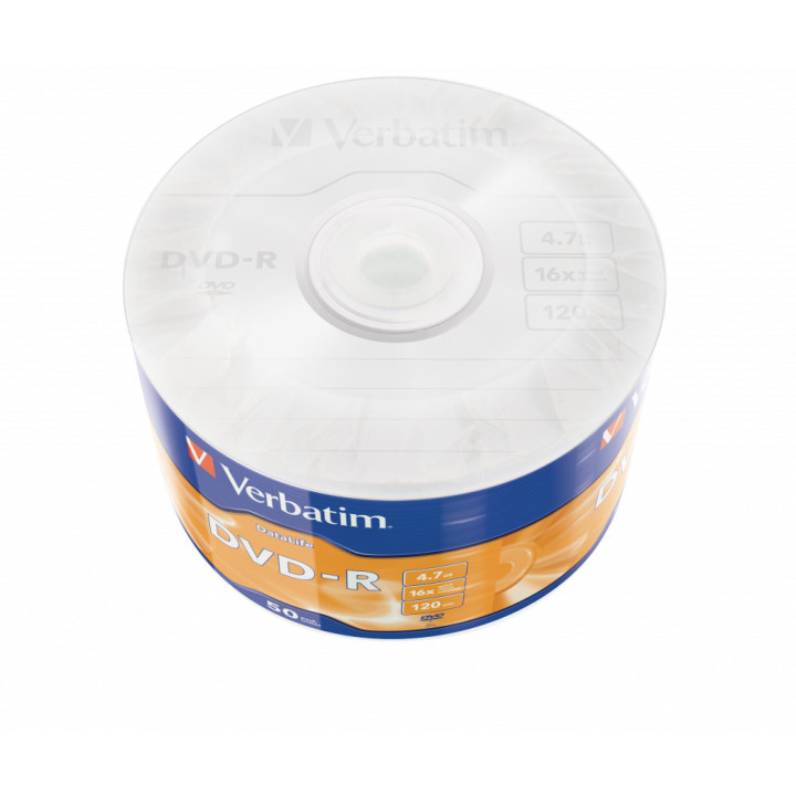 Verbatim 43791 DVD vierge 4,7 Go DVD-R 50 pièce(s)