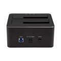 StarTech.com Station d'accueil USB 3.0 pour 2 disques durs SATA 2,5"/3,5" - Dock HDD/SSD à deux baies