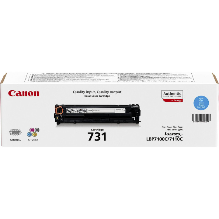 Canon 731 Cartouche de toner 1 pièce(s) Original Cyan