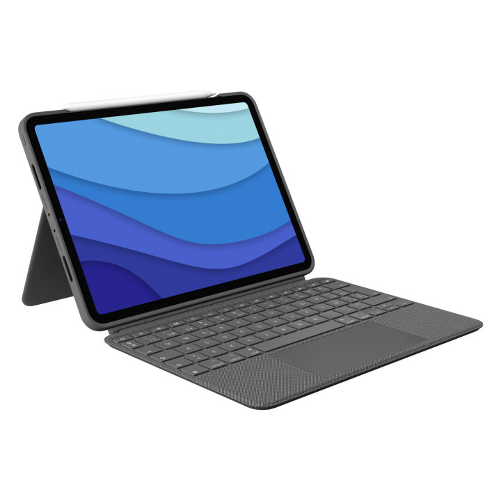 Logitech 920-010145 clavier pour tablette QWERTY Espagnole Smart Connector Gris