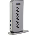 StarTech.com Dock USB-C USB-A - Station d'Accueil USB 3.0 Hybride Universelle pour PC Portable USB-C ou USB-A - Double Écran 4
