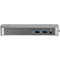 StarTech.com Dock USB-C USB-A - Station d'Accueil USB 3.0 Hybride Universelle pour PC Portable USB-C ou USB-A - Double Écran 4