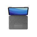 Logitech 920-010147 clavier pour tablette QWERTY Nordique Smart Connector Gris