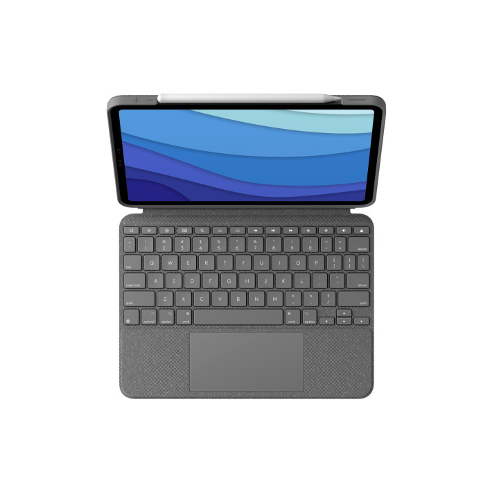 Logitech 920-010147 clavier pour tablette QWERTY Nordique Smart Connector Gris
