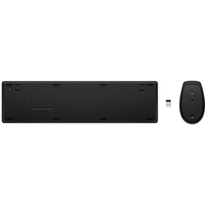 HP 650 WRLS KB/MSE COMBO BLK clavier Souris incluse Maison RF sans fil Noir