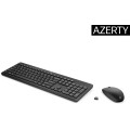 HP 230 WL MOUSE+KB COMBO FR clavier Souris incluse Bureau RF sans fil Noir