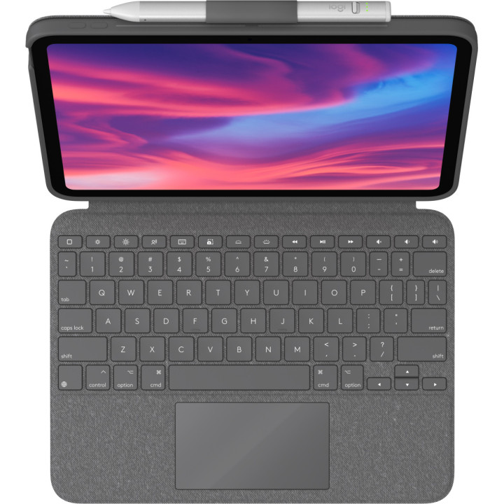 Logitech Combo Touch AZERTY Français Smart Connector Gris