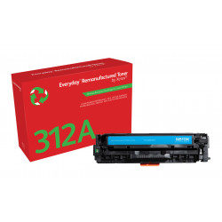 Everyday Toner remanufacturé Cyan ™ de Xerox compatible avec HP 312A (CF381A), Capacité standard