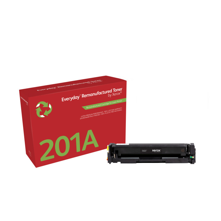 Toner remanufacturé Noir Everyday™ de Xerox compatible avec HP 201A (CF400A), Capacité standard