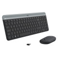 Logitech 920-009190 clavier Souris incluse Universel RF sans fil AZERTY Français Graphite