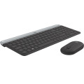 Logitech 920-009190 clavier Souris incluse Universel RF sans fil AZERTY Français Graphite