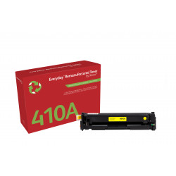 Toner remanufacturé Jaune Everyday™ de Xerox compatible avec HP 410A (CF412A), Capacité standard