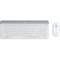 Logitech 920-009191 clavier Souris incluse Bureau RF sans fil AZERTY Français Blanc