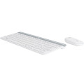 Logitech 920-009191 clavier Souris incluse Bureau RF sans fil AZERTY Français Blanc