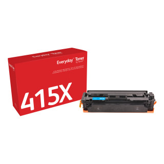 Toner Cyan Everyday™ de Xerox compatible avec HP 415X (W2031X), Grande capacité