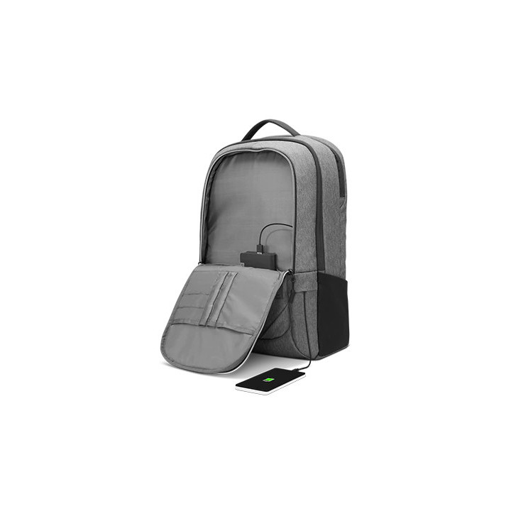 Lenovo 4X40X54260 sacoche d'ordinateurs portables 43,9 cm (17.3") Sac à dos Charbon de bois, Gris