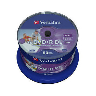 Verbatim 43703 DVD vierge 8,5 Go DVD-R 50 pièce(s)