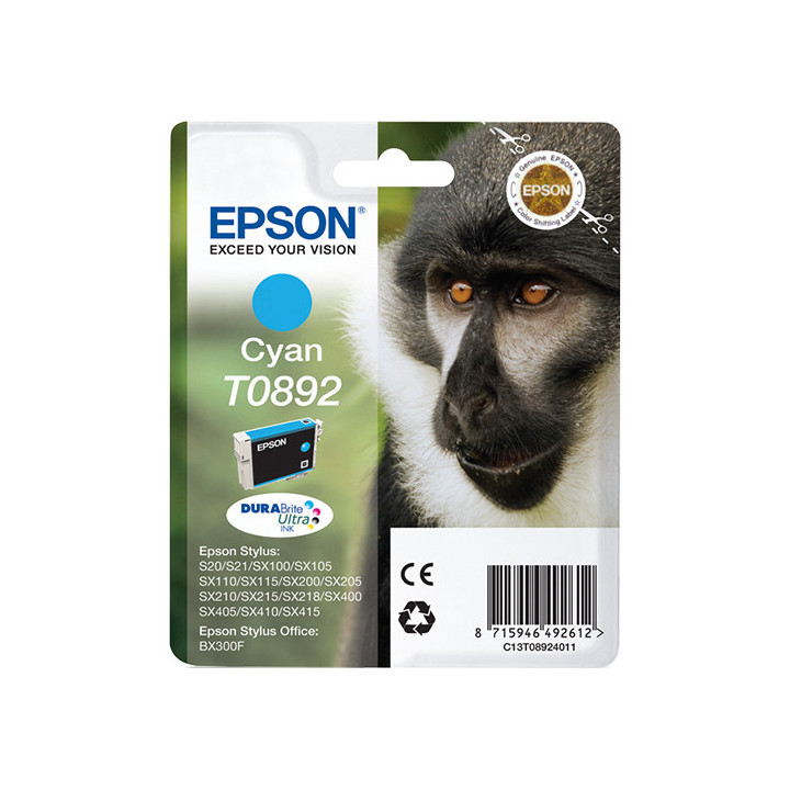 Epson Monkey Cartouche "Singe" - Encre DURABrite Ultra C