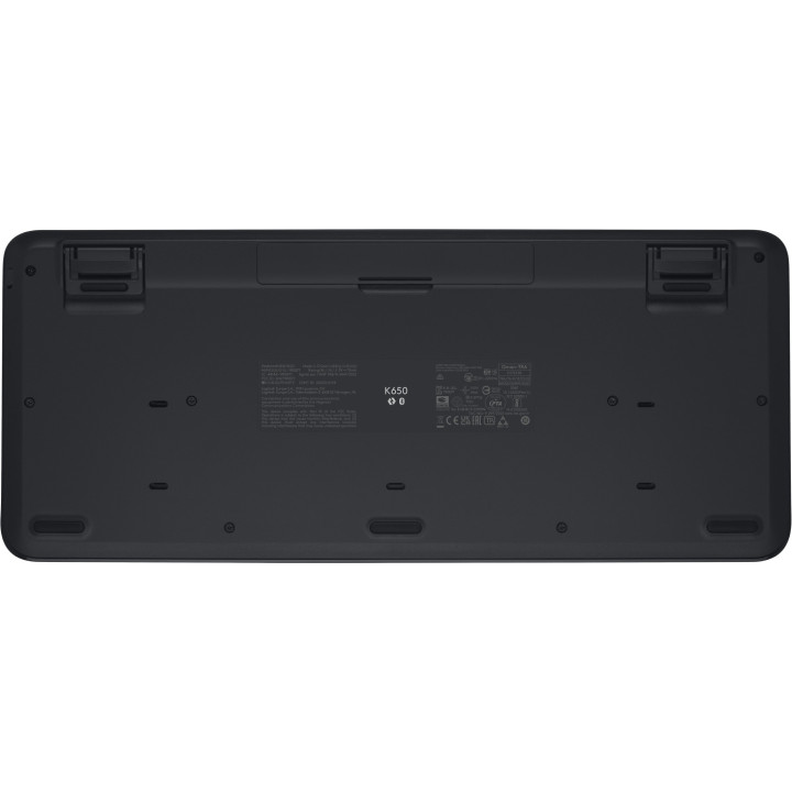 Logitech 920-010914 clavier Bureau Bluetooth AZERTY Français Graphite