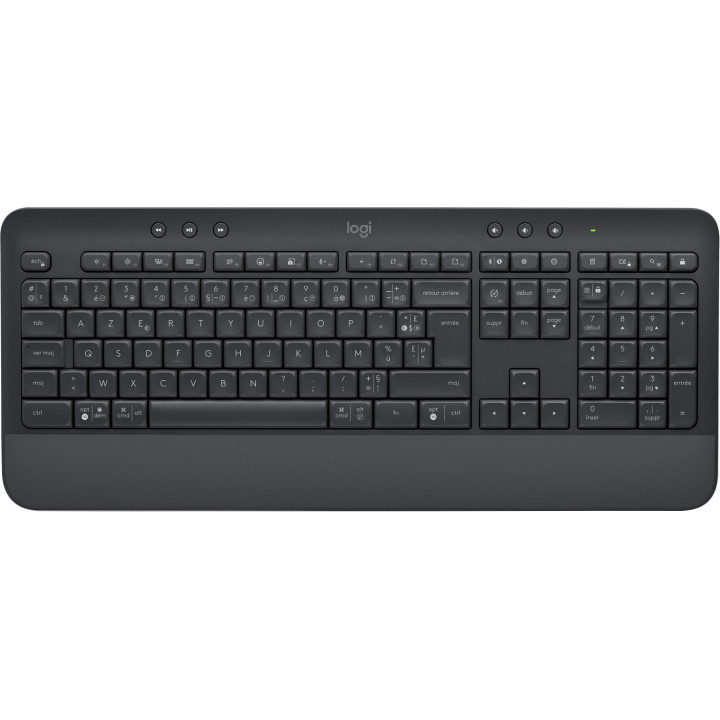 Logitech 920-010914 clavier Bureau Bluetooth AZERTY Français Graphite