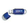 Integral INFD64GBCOU3.0 lecteur USB flash 64 Go USB Type-A 3.2 Gen 1 (3.1 Gen 1) Bleu, Argent